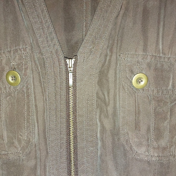 Silk Cargo Jumpsuit - Picture 5 of 12